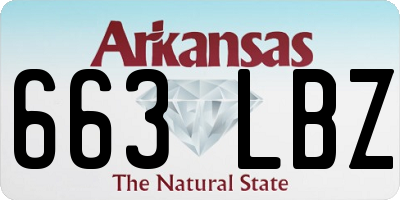 AR license plate 663LBZ