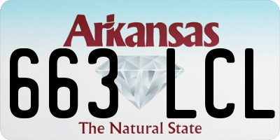 AR license plate 663LCL