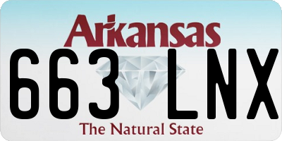 AR license plate 663LNX