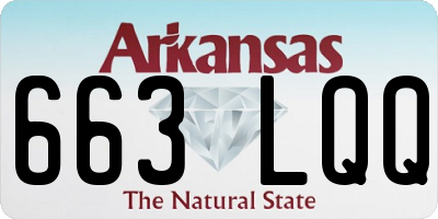 AR license plate 663LQQ