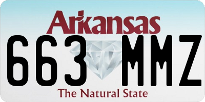 AR license plate 663MMZ