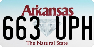AR license plate 663UPH