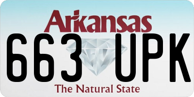 AR license plate 663UPK