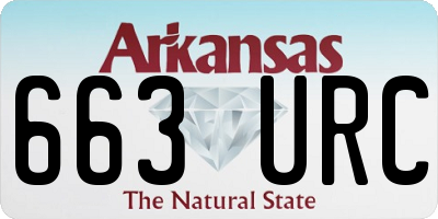 AR license plate 663URC