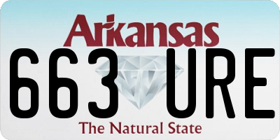 AR license plate 663URE