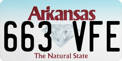 AR license plate 663VFE