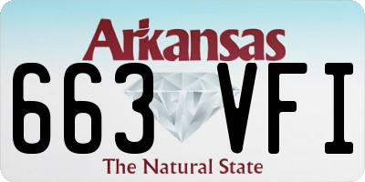 AR license plate 663VFI