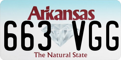 AR license plate 663VGG