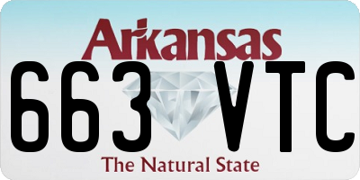 AR license plate 663VTC