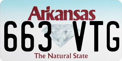 AR license plate 663VTG