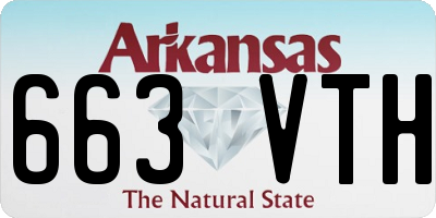 AR license plate 663VTH