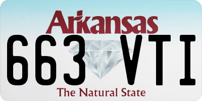 AR license plate 663VTI