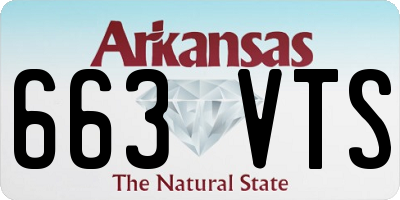 AR license plate 663VTS
