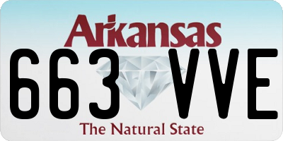 AR license plate 663VVE