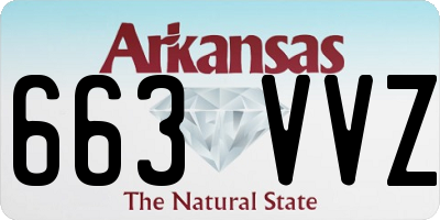 AR license plate 663VVZ
