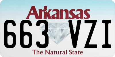 AR license plate 663VZI