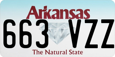 AR license plate 663VZZ
