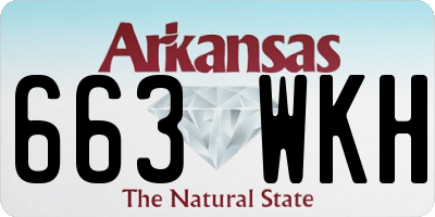 AR license plate 663WKH