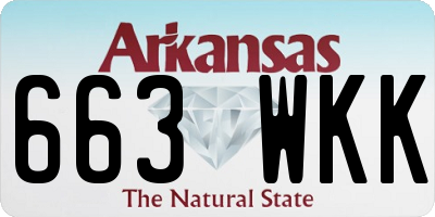 AR license plate 663WKK
