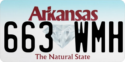AR license plate 663WMH
