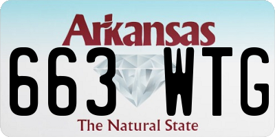 AR license plate 663WTG