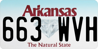 AR license plate 663WVH