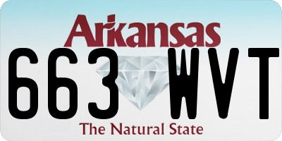 AR license plate 663WVT