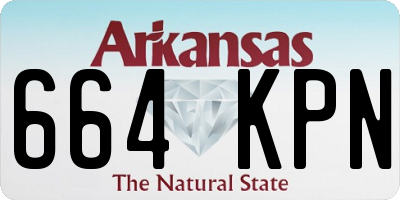 AR license plate 664KPN