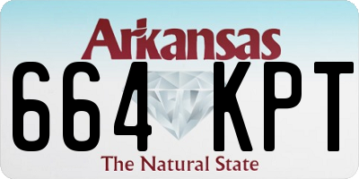 AR license plate 664KPT