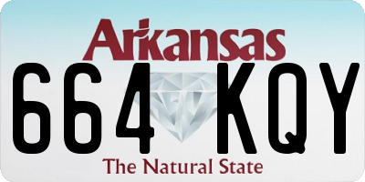 AR license plate 664KQY