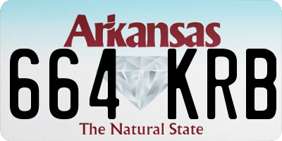 AR license plate 664KRB