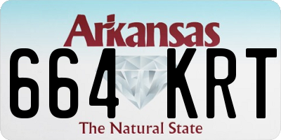 AR license plate 664KRT