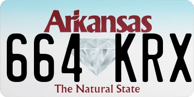 AR license plate 664KRX