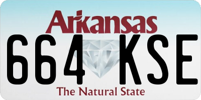 AR license plate 664KSE