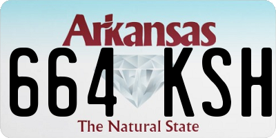 AR license plate 664KSH