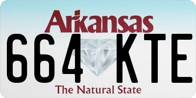 AR license plate 664KTE