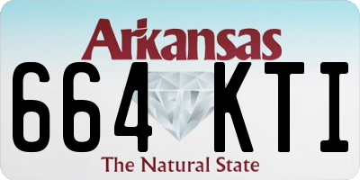 AR license plate 664KTI