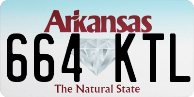 AR license plate 664KTL
