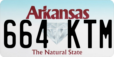 AR license plate 664KTM