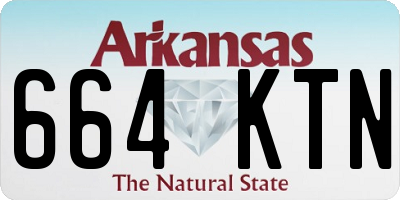 AR license plate 664KTN