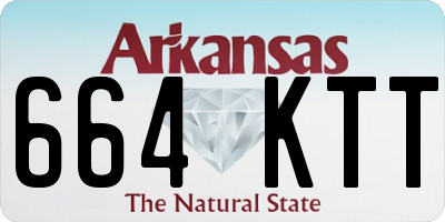 AR license plate 664KTT