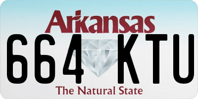 AR license plate 664KTU