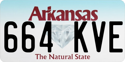AR license plate 664KVE