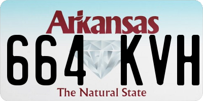AR license plate 664KVH