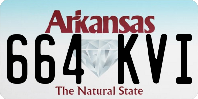 AR license plate 664KVI
