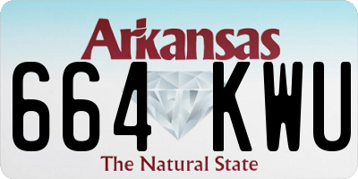 AR license plate 664KWU
