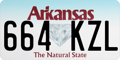 AR license plate 664KZL