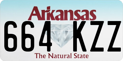 AR license plate 664KZZ