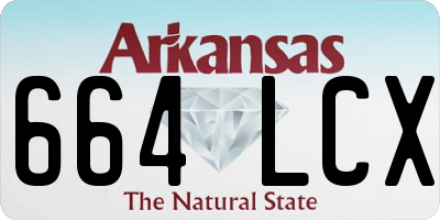 AR license plate 664LCX