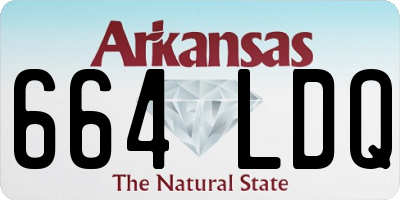 AR license plate 664LDQ